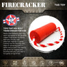 USA-K9 Firecracker Durable Rubber Floating Training Dummy - Large - Red