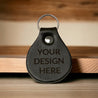 Leather Keychain , With Custom Engraving