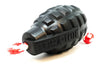 USA-K9 Magnum Grenade Durable Rubber Chew Toy, Treat Dispenser, Reward Toy, Tug Toy, and Retrieving Toy - Black Magnum