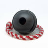 USA-K9 Magnum Black Stars and Stripes Ultra-Durable  Rubber Chew Toy, Reward Toy, Tug Toy, and Retrieving Toy - Black